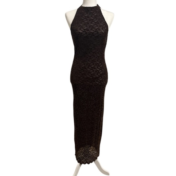 Lioness Chocolate Mesh Maxi Dress - Picture 4 of 7